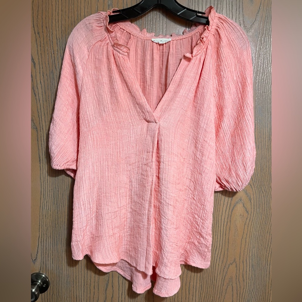 Blu Pepper Blouse in a Peach Hue